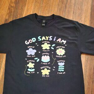God Says I Am Black Tees